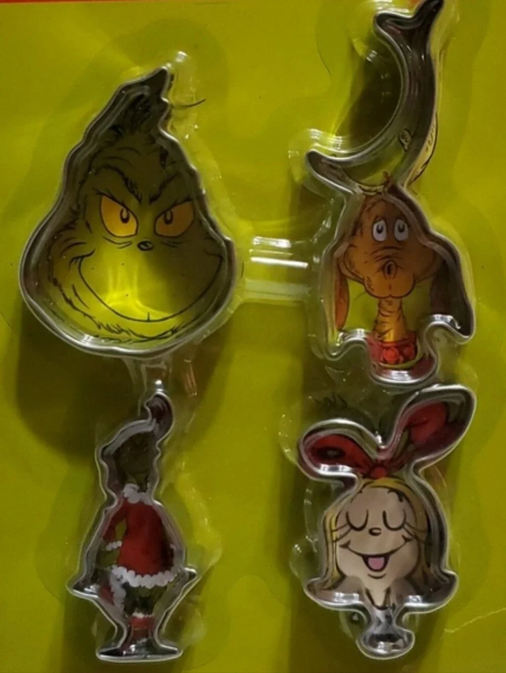 The Grinch Cookie Cutter 4 Piece Set  Dr. Seuss's How The Grinch Stole Christmas